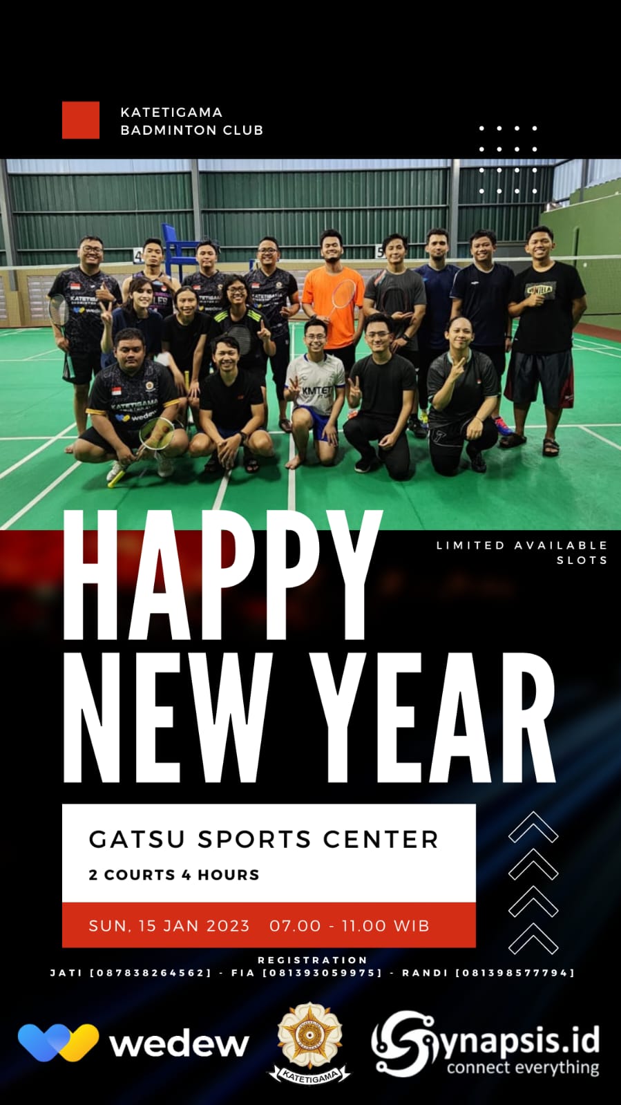 Badminton Happy New Year