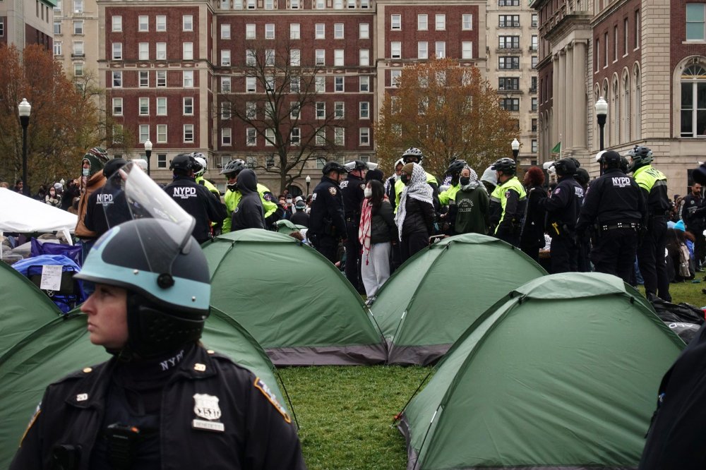 Aksi Pro Palestina di Columbia University