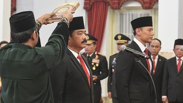 Agus Harimurti Yudhoyono Dilantik Sebagai Menteri ATR/BPN