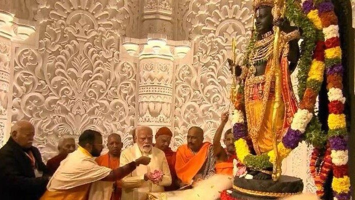 PM India Resmikan Kuil Hindu Bekas Reruntuhan Masjid