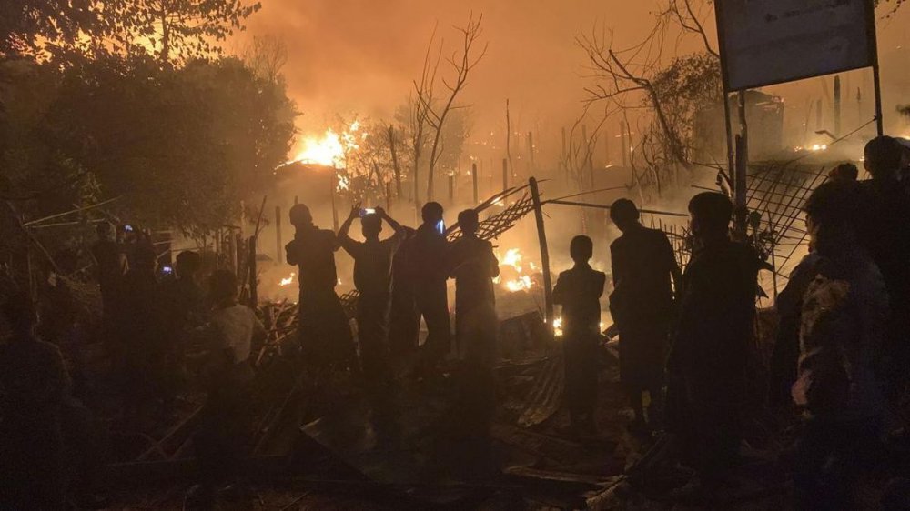 Kebakaran Kamp Pengungsi Rohingya di Bangladesh