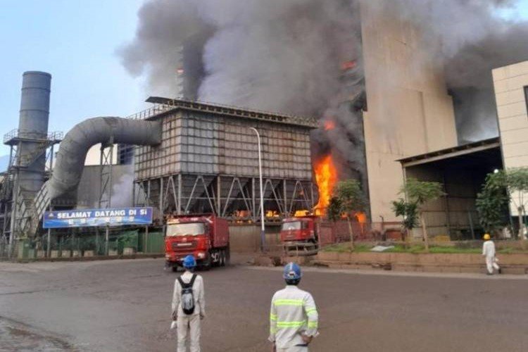 Tungku Smelter Nikel PT ITSS Meledak