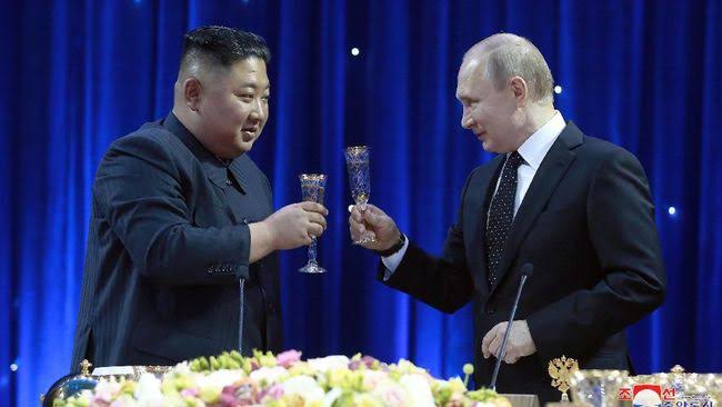 Pertemuan Kim Jong Un & Putin