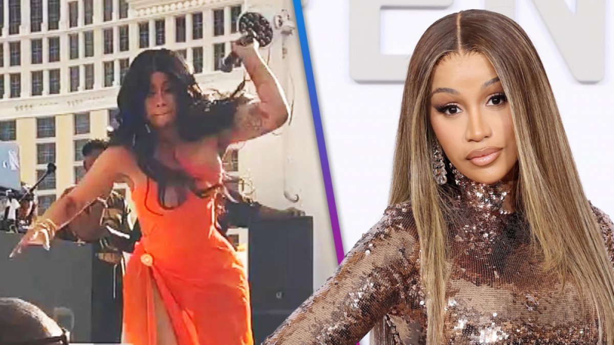 Cardi B Dilempar Air Ketika Manggung