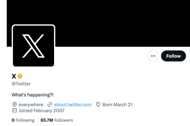 X Jadi Logo Twitter Baru