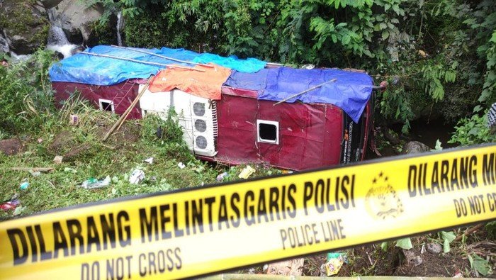 Kecelakaan Bus di Tegal