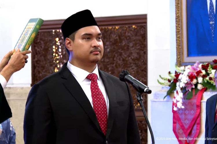 Dito Ariotedjo Diangkat Sebagai Menteri Pemuda & Olahraga