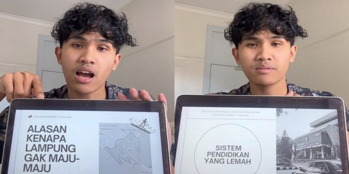 Tiktoker Kritik Pemerintah Lampung