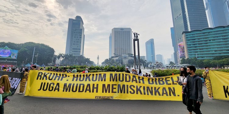 Masyarakat Tolak RKUHP Yang Disetujui DPR RI