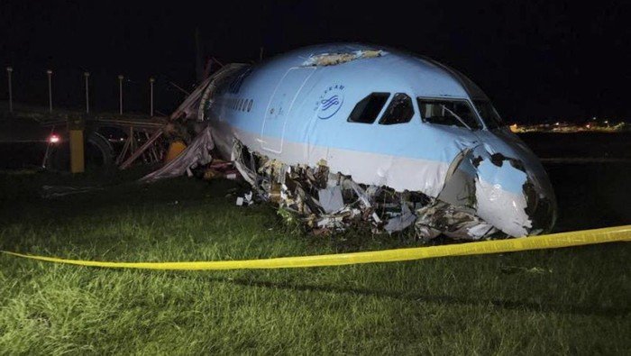Korean Air Tergelincir Di Bandara Filipina