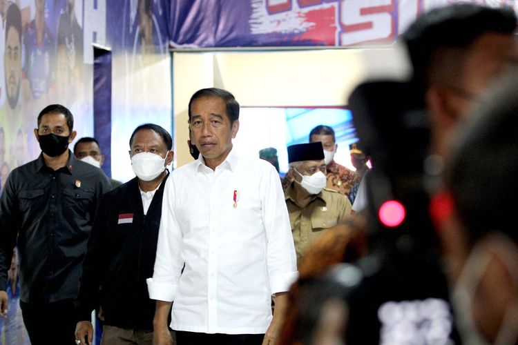 Presiden Joko Widodo Kemarin Tiba Di Malang