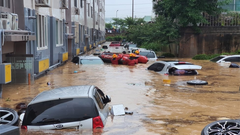 Banjir di Seoul Korea Selatan