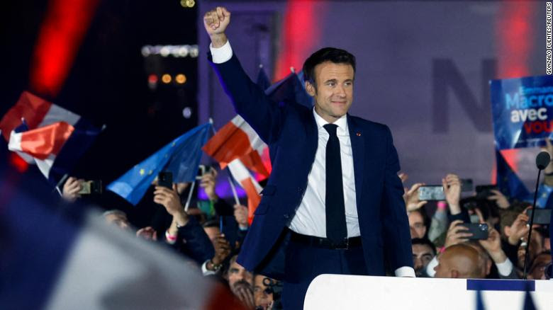 Presiden Petahana Emmanuel Macron Menang Lagi