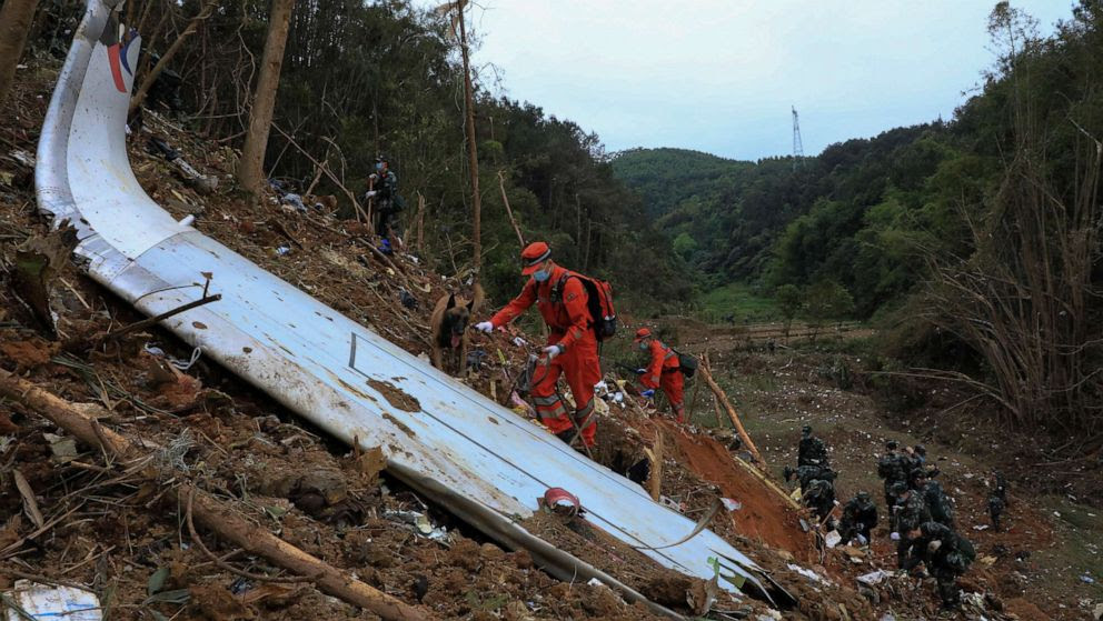 China Eastern Airlines Jatuh Seluruh Penumpang 132 Orang Meninggal