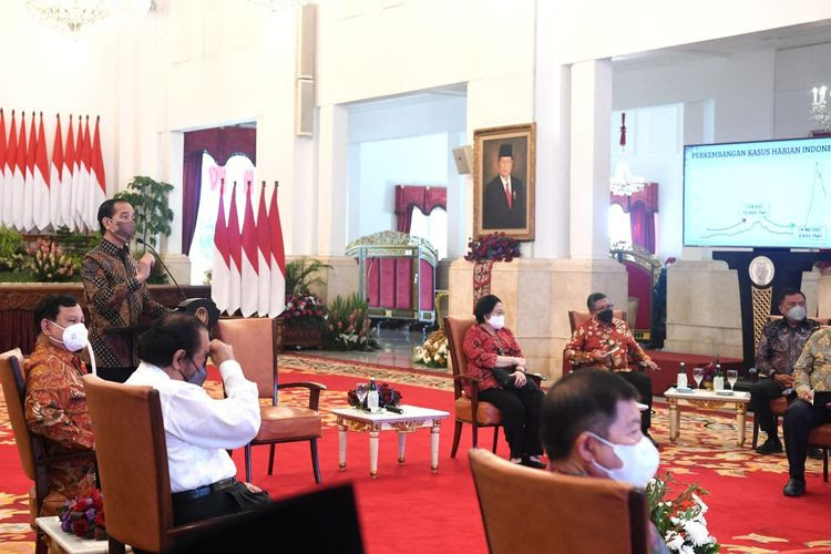 Pertemuan Partai Koalisi Pemerintah Dengan Presiden Jokowi