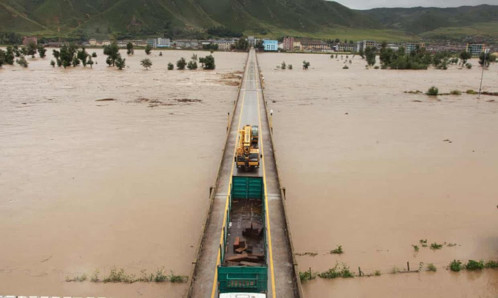 Krisis Ekonomi, Korut Dilanda Hujan Deras Hingga Banjir