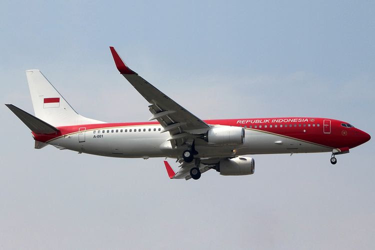 Pro dan Kontra Cat Merah Putih Pesawat Kepresidenan RI