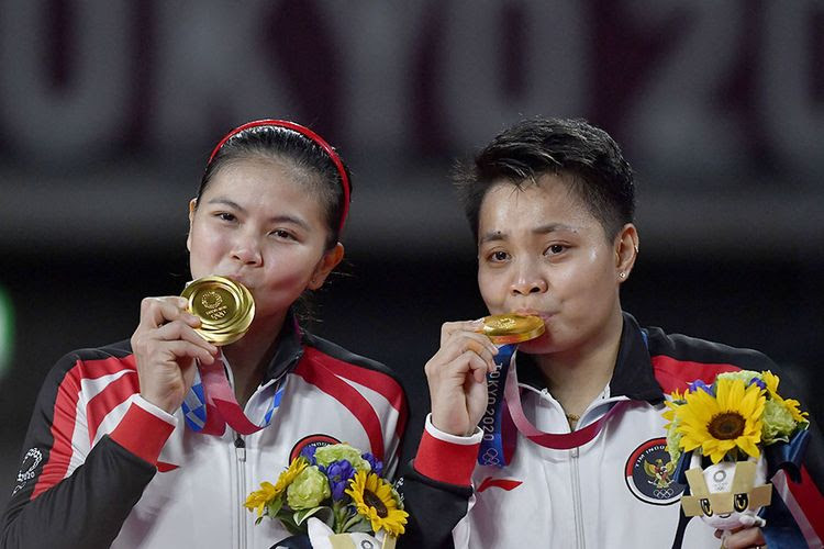 Mendali Emas Pertama Ganda Putri Indonesia Olimpiade Tokyo 2020