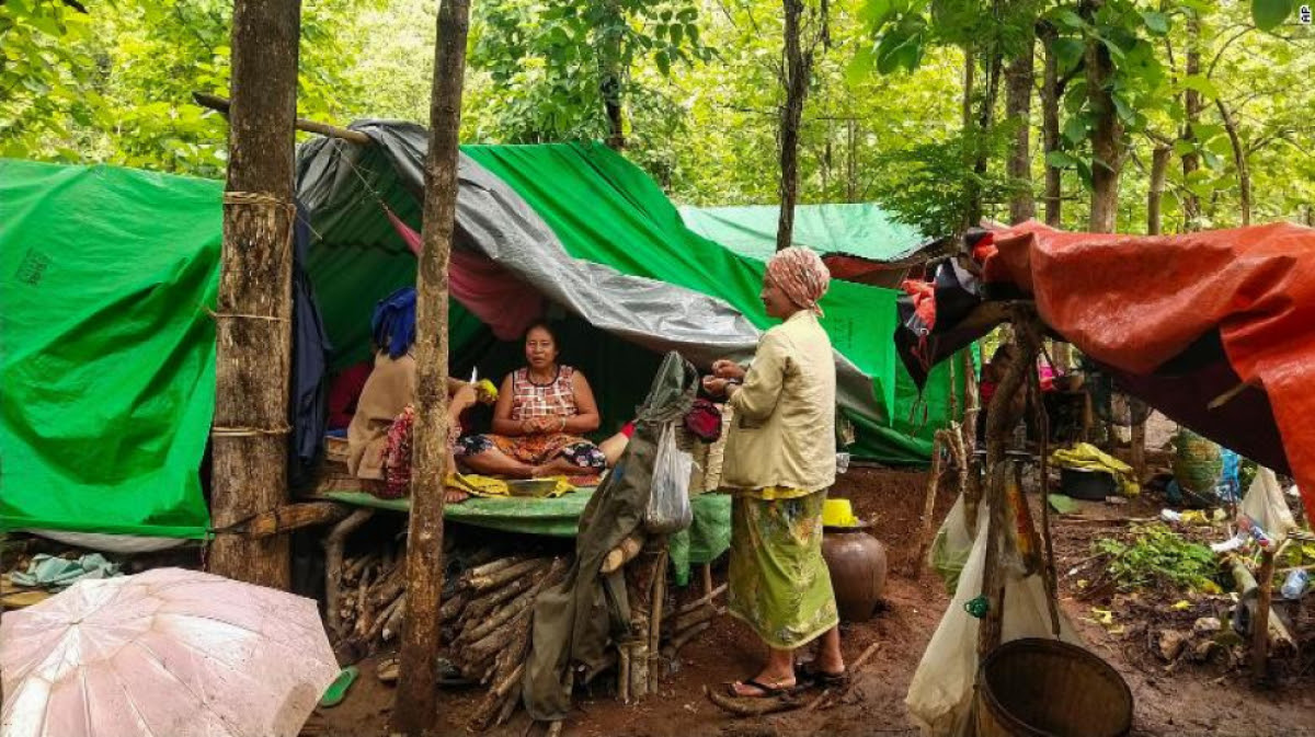 Warga Myanmar Jadi Pengungsi Karena Kekerasan Berkepanjangan