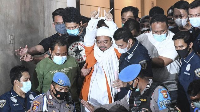 Habib Rizieq Ditahan Di Rutan Polda Metro Jaya