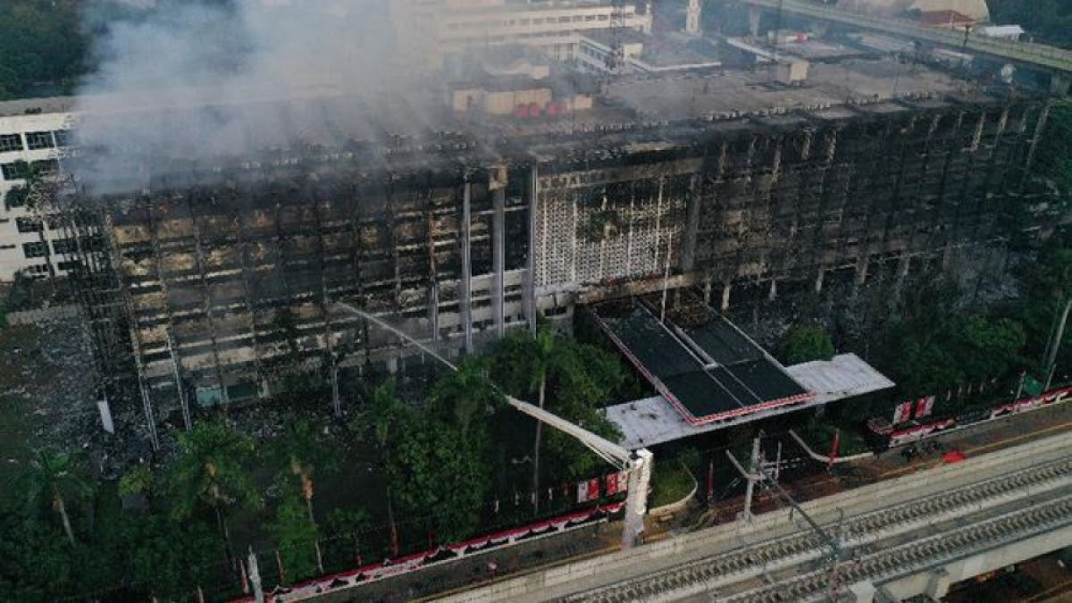 Gedung Kejaksaan Agung RI Kebakaran