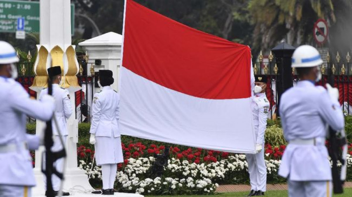 Upacara HUT RI ke-75 Di Istana Negara