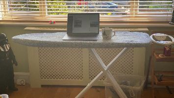 Efek Work From Home, Meja Setrikaan Jadi Meja Kerja