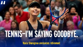 Maria Sharapova is Saying Goodbye