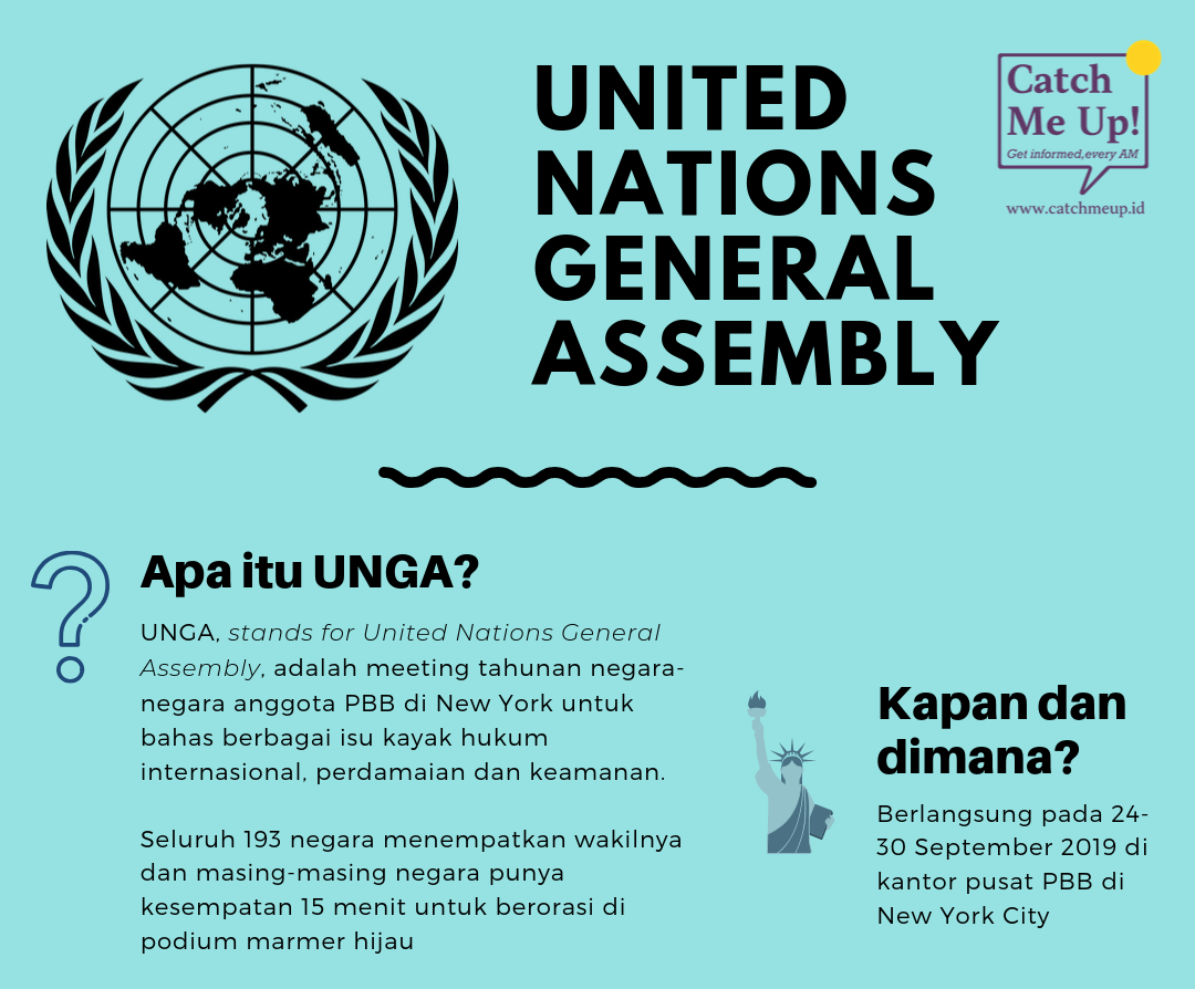 Catch Me Up! on UN General Assembly 2019