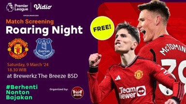 Login Kuy! United Army Siapkan Dooprize Jersey Ori di Acara Roaring Night Manchester United vs Everton