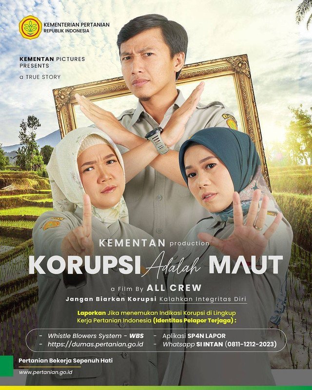 Korupsi Adalah Maut Dari Kementerian Pertanian