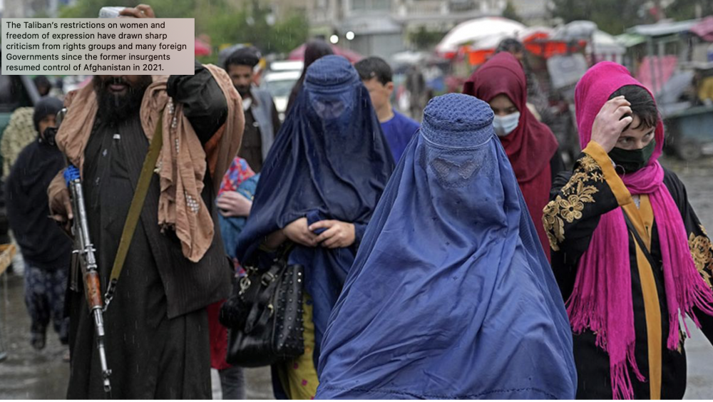 Taliban Melarang Suara Perempuan Terdengar Di Publik