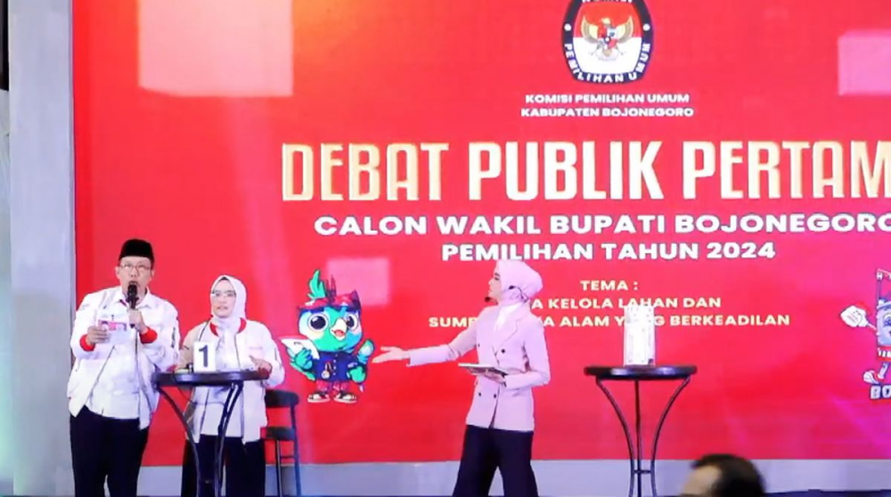 Debat Perdana Pemilihan Bupati Bojonegoro Berujung Ricuh